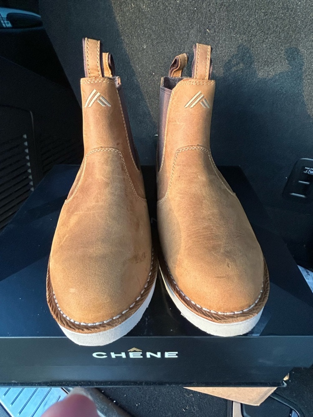 Men’s Tan Suede Chelsea Boots